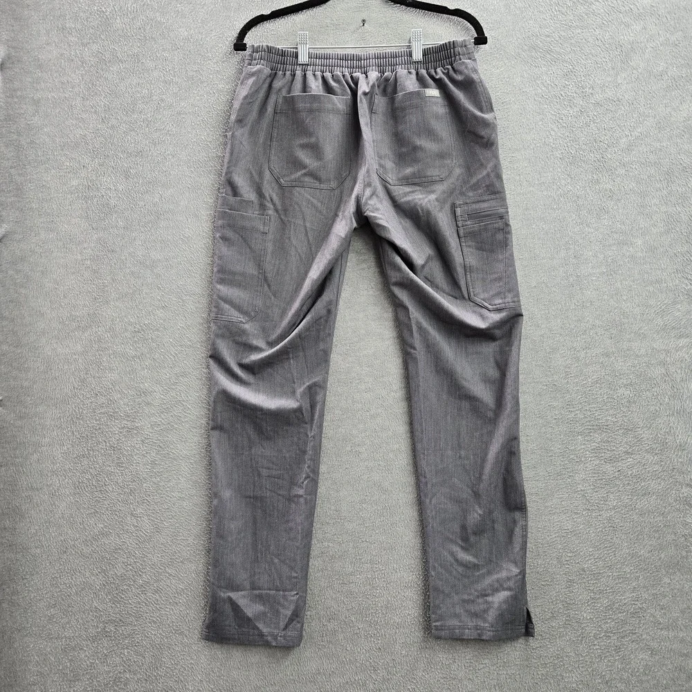 FIGS Women Scrub Pants S Gray Jogger Activewear Zipper PO#1569 29